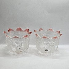 Mikasa Vintage Crystal & Cranberry Tulip 