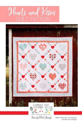 Hearts and Kisses Quilt Pattern by Flamingo Toes Designs