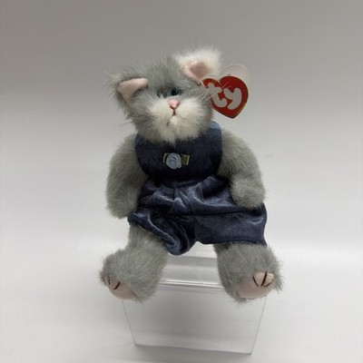 Ty Attic Treasures Schnurrhaare Katze Plüsch mit Etikett