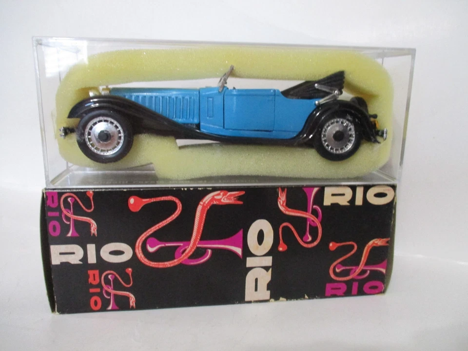 Rio Diecast #37 1927 Bugatti Royal 41 in Blue 1:43 Scale w/Box & Case - Image 2 of 4