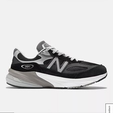 Size 14 - New Balance 990v6 Made in USA Black Silver