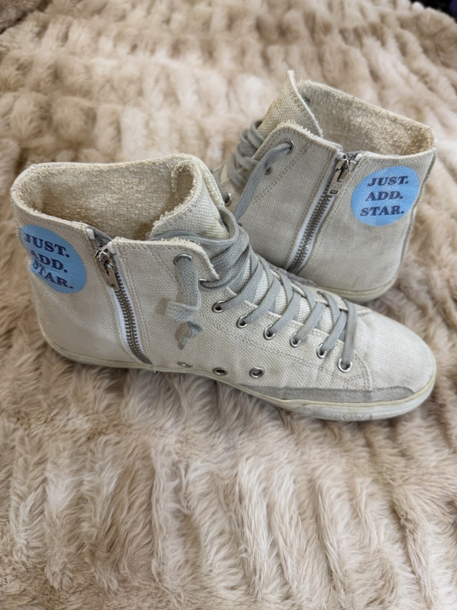 Size 8 - Golden Goose Francy White Silver W for sale online | eBay