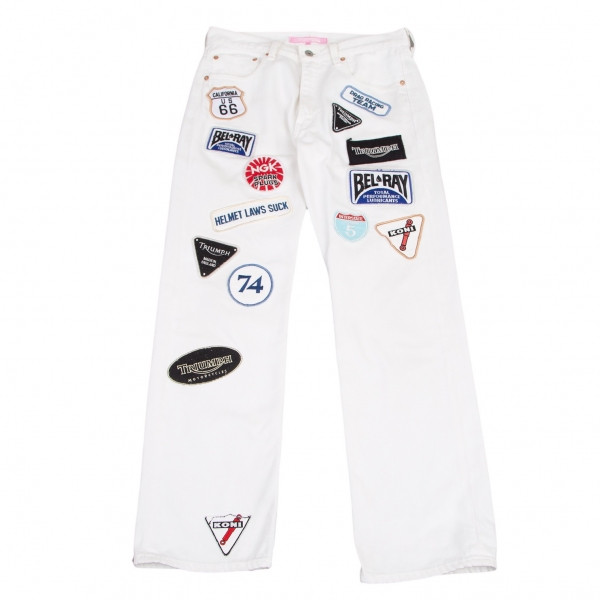 We Are New Jeans 限定版セット 白 JUNYA WATANABE MAN PINK COMME des GARCONS Patched Jeans Size
