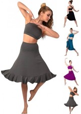 No Boundaries GRAY Adult Small Dance Costume Contemporary Lyrical Ballet New
