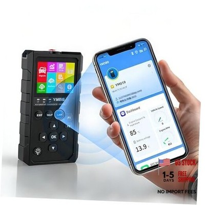 2-in-1 Handheld OBD2 Scanner - Bluetooth Car Diagnostic Tool - Built-In