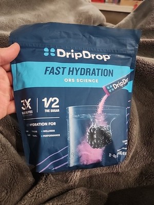 DripDrop Hydration Packets - Berry  - 32 Servings (Pack of 1) BB 6/2029