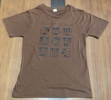 Disney Mickey Mouse Graphic T Shirt Brown Unisex Size SS XS Short Sleeve Tee