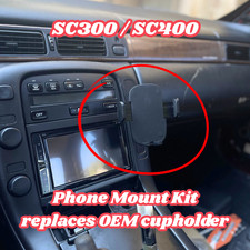 Lexus SC300 SC400 Phone Mount Kit Metal Reinf...