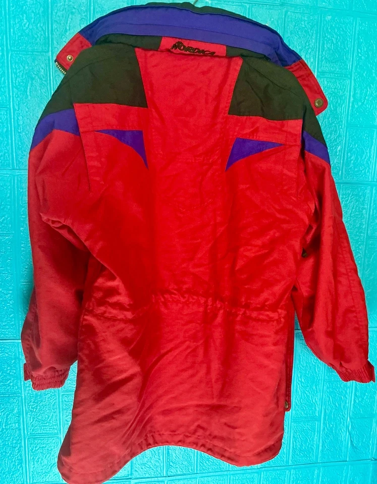 CHAQUETA ESQUÍ ROJA NORDICA VERTECH VINTAGE TALLA 10 Foto 3 de 4