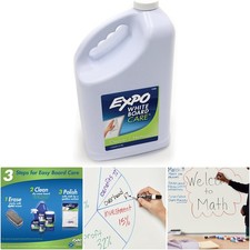 Dry Erase Whiteboard Cleaning Solution 1 Gallon Office School Classroom Teacher
