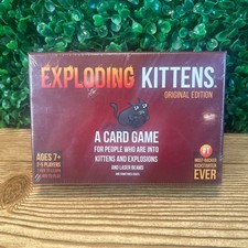 Sealed Exploding Kittens Strategy Card Game Ages 7+ #1 Kickstarter