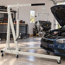 2 Ton Hydraulic Engine Hoist Crane Folding Shop Lift 4400lbs With Engine Leveler 2 Ton Hydraulic Engine Hoist Crane Folding Shop Lift 4400lbs With Engine Leveler