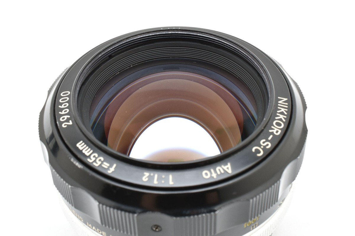 Nikon ニコン S.C Auto 55mm f/1.2 Non-Ai レンズ Nikon NIKKOR-S.C Auto 55mm f/1.2 Non Ai Lens | eBay