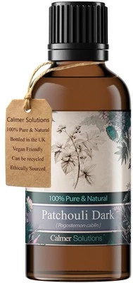 CALMER SOLUTIONS Patchouli Dark 50ml 100% Pure Essential Oil