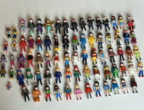 75 playmobil figures lot bundle Mixed  People/ Children / Vintage / Rares /