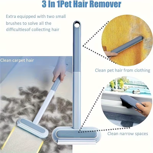 Pet Hair Removal Tool 4 in 1 Reusable Washable Lint Brush for Cat and Dog Hair - Picture 3 of 8