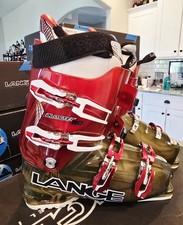 LANGE BLASTER 90 BLACK RED SKI BOOTS - SZ 27.5 - ITALY - LB24050