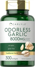 Odorless Garlic Softgels - Heart&Immune-Ajo Sin Olor, Salud Cardíaca e Inmunidad