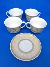 Johnson Brothers Acanthus 4 Tea cups and 1 saucer EUC
