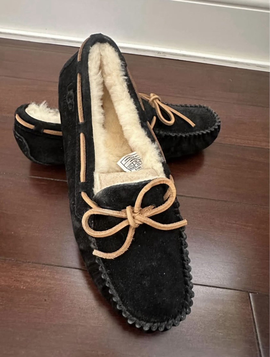 Authentic UGG Dakota Woman's Slippers Black Size 5 | eBay