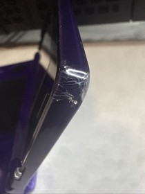 Nintendo 3DS Midnight Purple Portable Gaming Console Tested Works