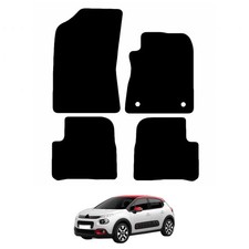 For Citroen C3 2017+ Tailored Car Mats Custom Fit Anti Slip Heel Pad