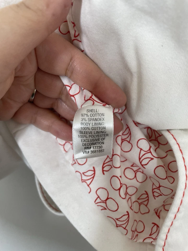 Jaqueta Blazer Luella For Target Feminina Forrada Branca Tamanho Médio - Imagem 4 de 4