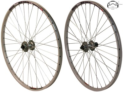 REDONDO 26 Zoll Laufrad Set VR + HR WTB Felge Shimano Deore M525 Silber Disc