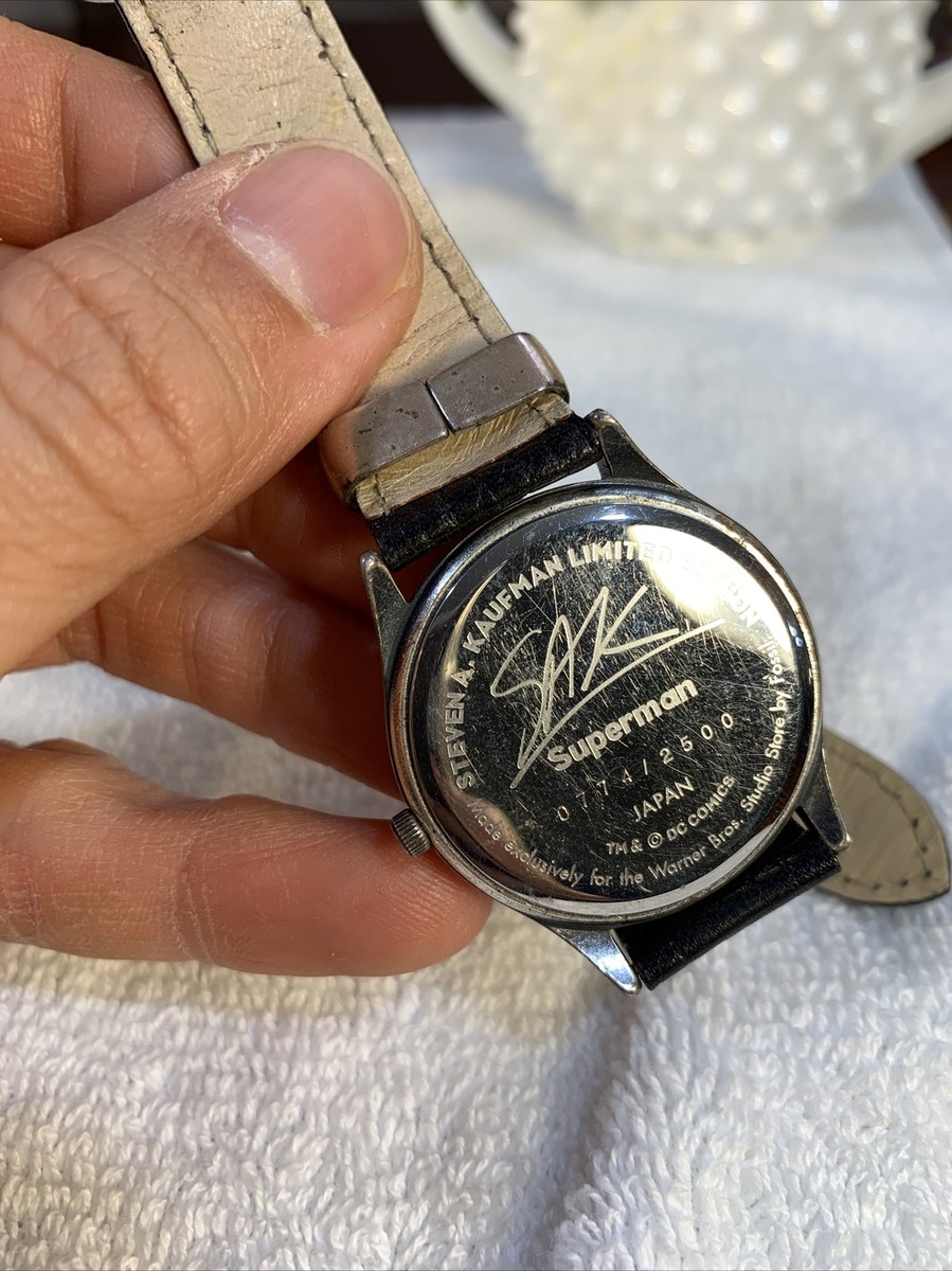 激レア★箱付き★1977年 スーパーマン DCコミックス ヴィンテージ手巻腕時計 SUPERMAN Watches, Clocks, and Timepieces- RARE Collectibles
