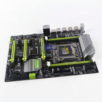 USED X79 Turbo LGA2011 ATX USB3.0 SATA3 NVME M.2 PCI-E SSD Support REG ECC