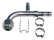 Automotive AC Hose Fitting EZ Clip #10 Female 90 Low Charge Port 70R8091