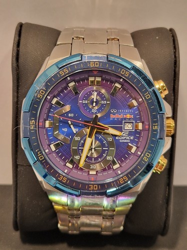 C1-BE CASIO EDIFICE EFR-539RB RELOJ PARA HOMBRES RELOJ DE PULSERA RED BULL RACING EDITION - Imagen 3 de 5