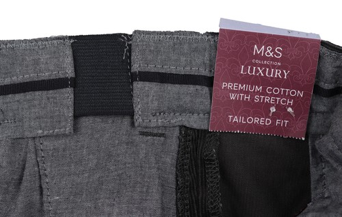 M&S Mens Marks and Spencer Grey Cord Trousers Size 48 Leg 35 zz - Picture 8 of 10