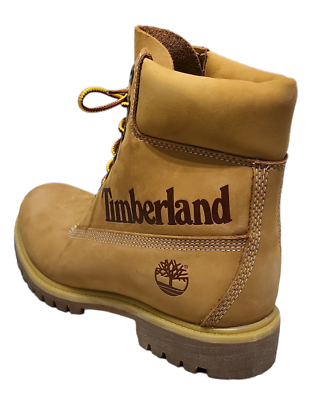 Timberland 6 Inch Premium LOGO Boots Wheat New | eBay