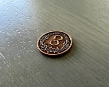 Scythe Upgrade | Single $3 Metal Coin | Official Replacement/Extra Game Piece