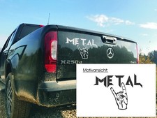 METAL - Heavy Metal - Deathmetal - Musik  // KFZ-Aufkleber / Autoaufkleber