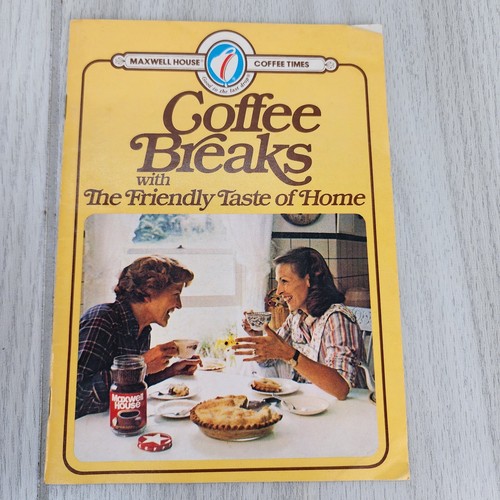 1978 Maxwell House Coffee Breaks Recipe Booklet 18 pages General Foods Desserts
