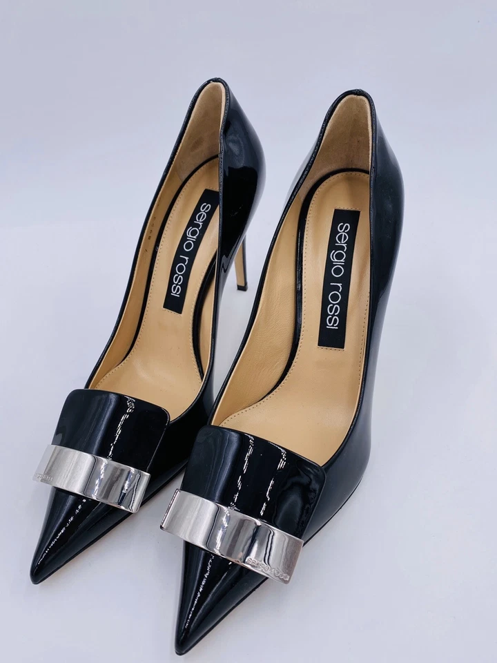 Pumps Sergio Rossi Gr. 40,5 Schwarz *LP: 786 EU* NEU - Bild 1 von 4