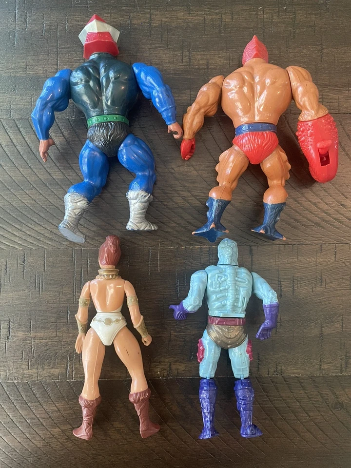 Lote de figuras Mekaneck Clawful Teela Skeletor años 80 MOTU Masters of the Universe Foto 2 de 2