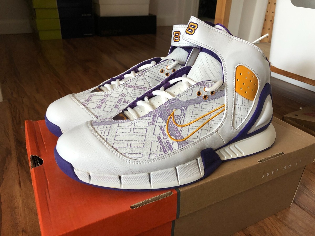 DS 2006 Air Zoom Huarache 2K5 Laser KB LA Map 314165-111 sz 11.5 Kobe Bryant