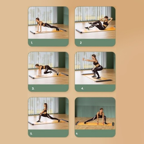 Slide Board Non Slip Sliding Mat Thickened Balance Exercise Training Fitnes GL - Picture 3 of 6