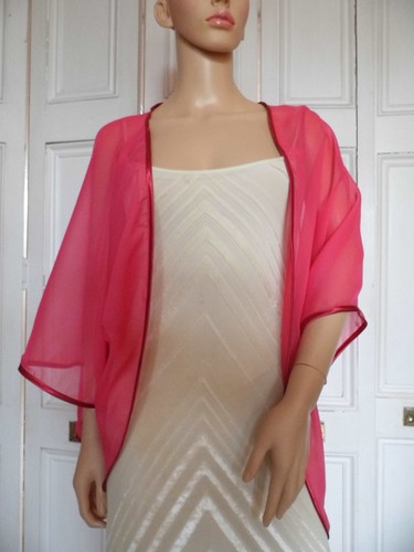 CERISE Chiffon Kimono Wrap Wedding 