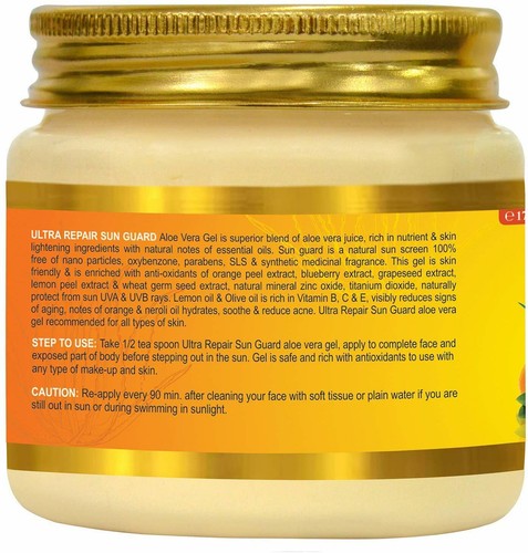 Indus Valley BIORGANIC Sun Guard Aloe Vera Gel With Lemon & Orange 175 ml - Picture 6 of 6