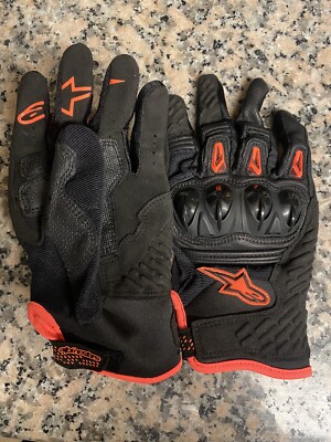 ALPINE STARS MEGAWATT HARD KNUCKLE MOTOCROSS GLOVES- SIZE MEDIUM