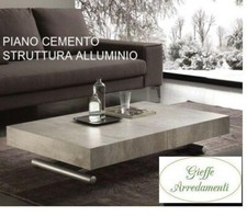 TAVOLO TAVOLINO TRASFORMABILE IN LEGNO SALISCENDI NEW MODELLO ALLUNGABILE /757