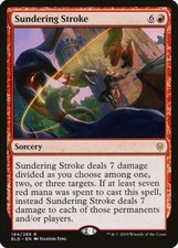 MTG RARE REGULAR - SUNDERING STROKE 144/269 (ELD) - LIGHT PLAY