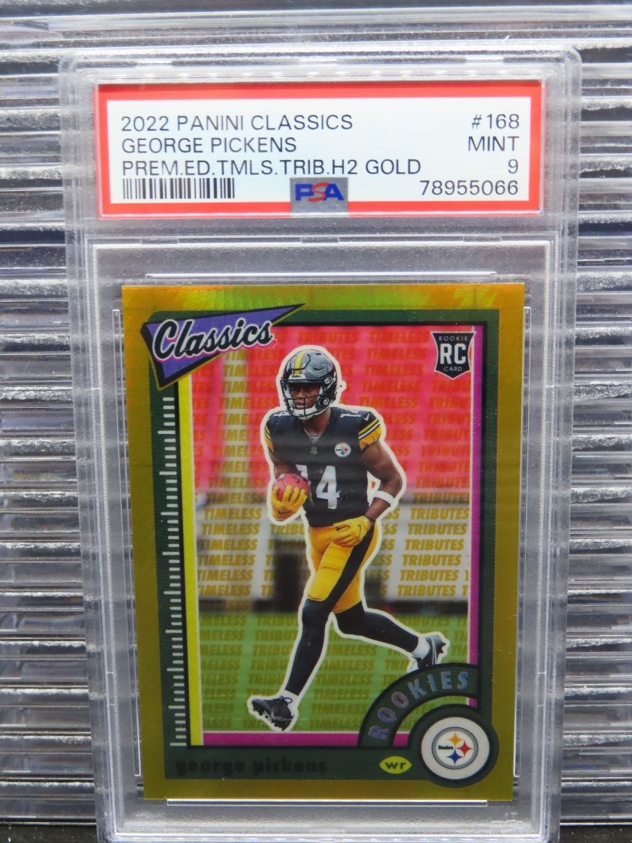 George Pickens Panini Classics #168 Premium Edition Timeless Tributes H2 Gold