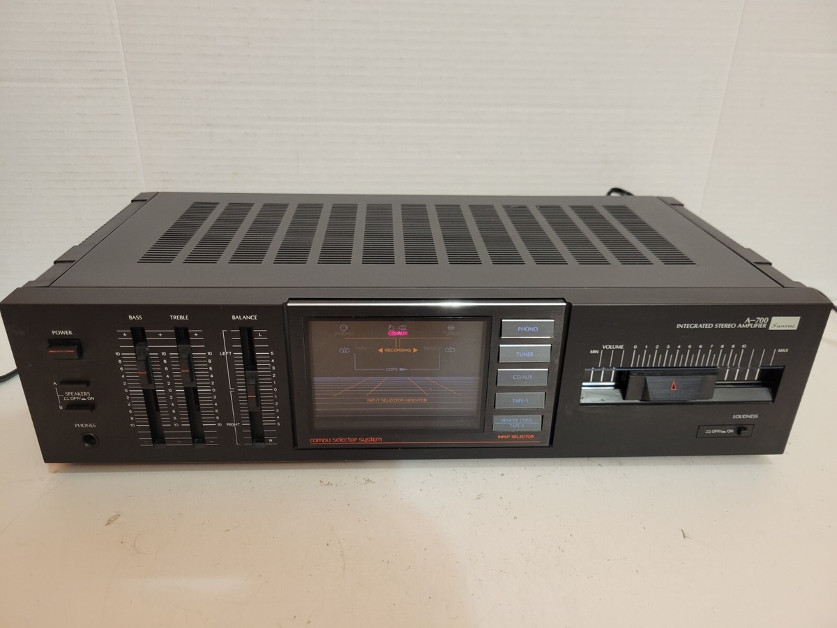 値下げ❗★SANSUI サンスイ A-α７★メンテ・整備済み(リモコン付き) 値下げ❗☆SANSUI サンスイ A-α7☆メンテ・整備済み(リモコン付き