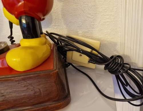 Mickey Mouse Micky Maus Telefon 80er mit Drehscheibe - Afbeelding 2 van 3