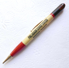 Vintage Phillbaum Service Station Marathon Oil Advert Mech Pencil Peru, IND G3